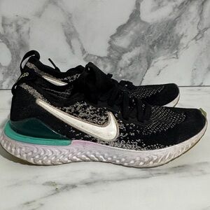 Nike Youth Black and White Athletic Shoes